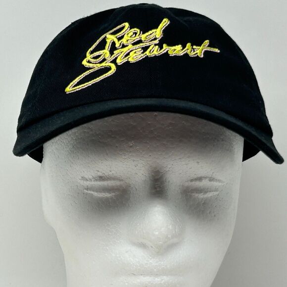 Rod Stewart Dad Hat Baseball Cap Script Nissi Caps Strapback 6 Panel Black - Picture 2 of 9